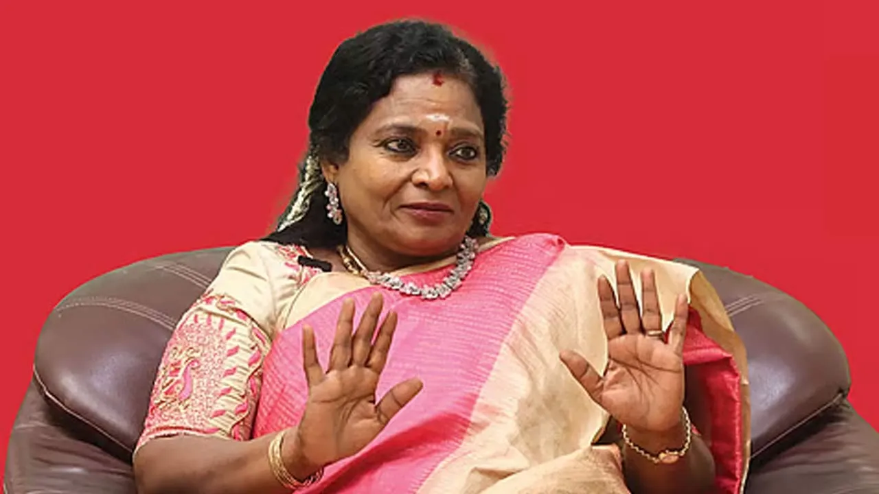  'There is only advertising in the DMK regime' - Tamilisai criticism Photograph: (bjp) 