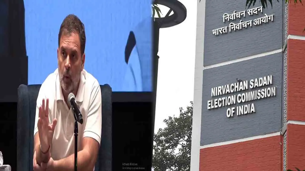  Election Commission responds to Rahul Gandhi's allegations for vote theft 