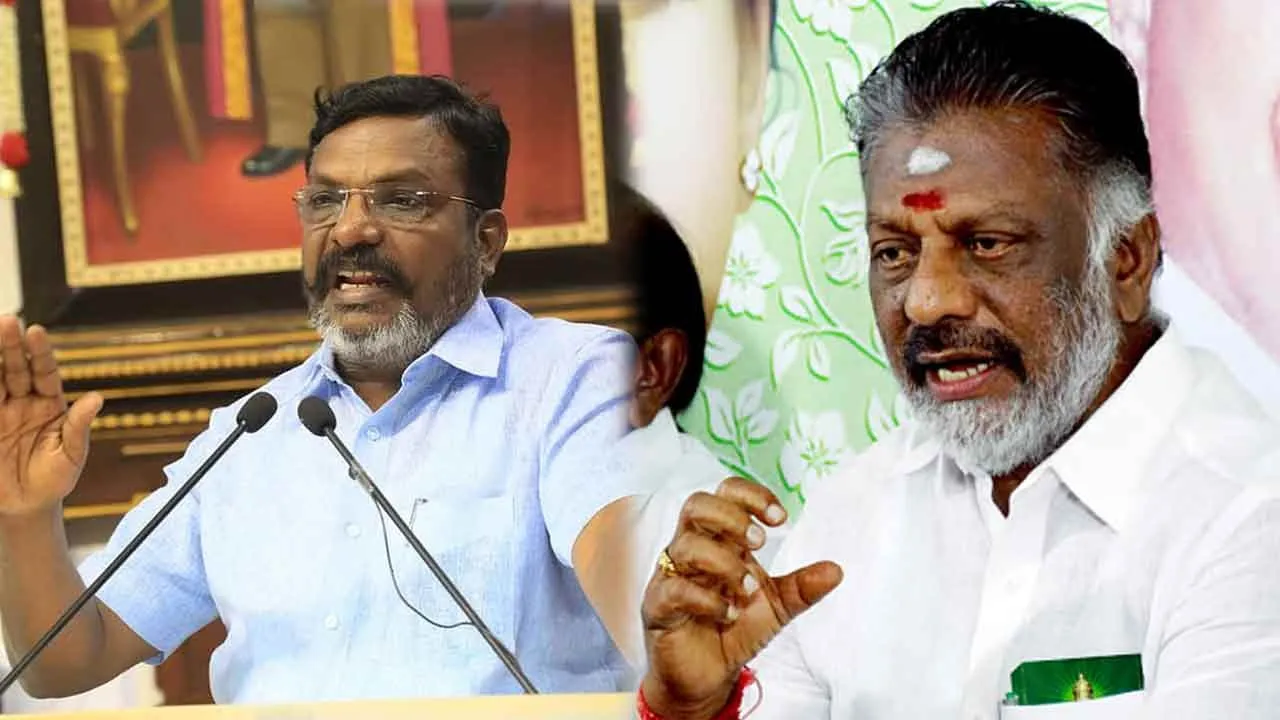  “எம்.ஜி.ஆரை விமர்சிப்பது நாகரிகமற்ற செயல்” - திருமாவளவனுக்கு ஒ.பி.எஸ். கண்டனம்!