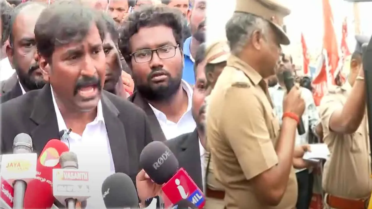  Negotiations fail again; 'If possible, ask them to remove it' - protest group challenges Photograph: (police) 