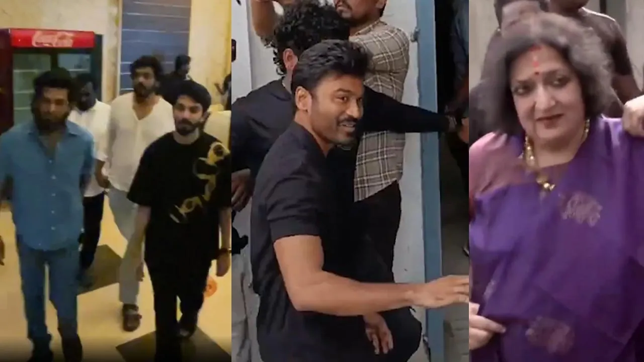  ‘கூலி’ ஃபர்ஸ்ட் டே ஃபர்ஸ்ட் ஷோ; ஆஜரான திரை பிரபலங்கள்