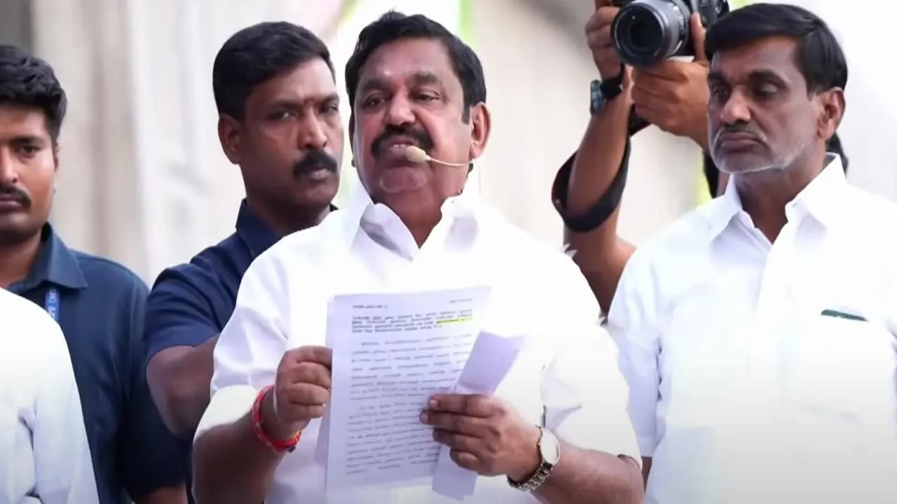  'DMK alliance parties are now angry' - Edappadi speech Photograph: (ADMK) 