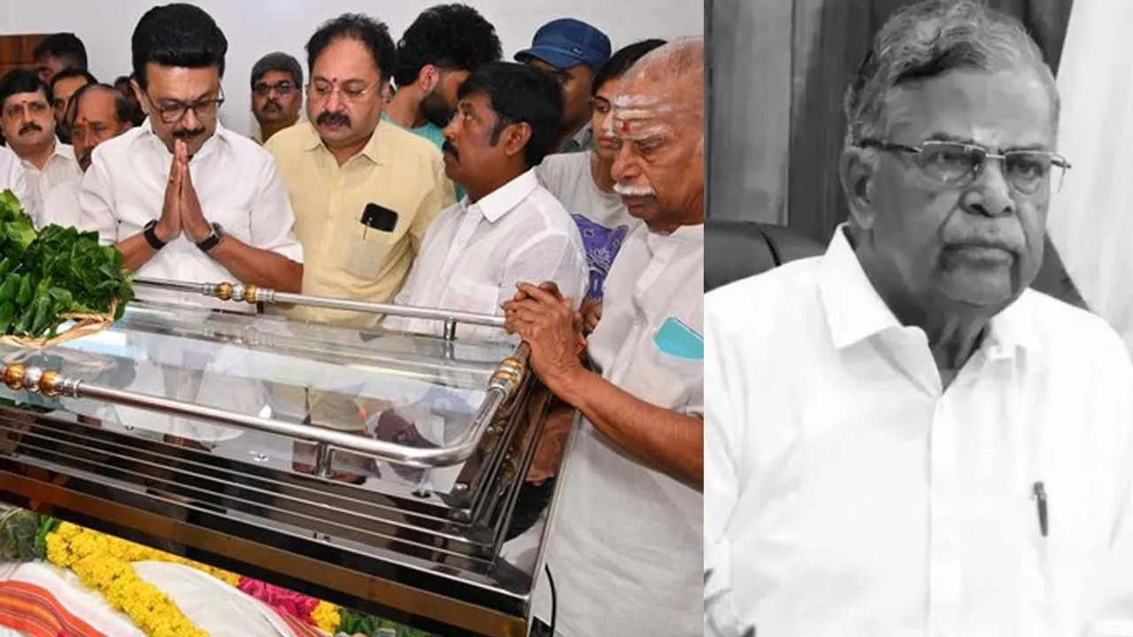  'He showed respect even to those with alternative policies' - Tamil Nadu Chief Minister pays tribute to I. Ganesan Photograph: (bjp) 