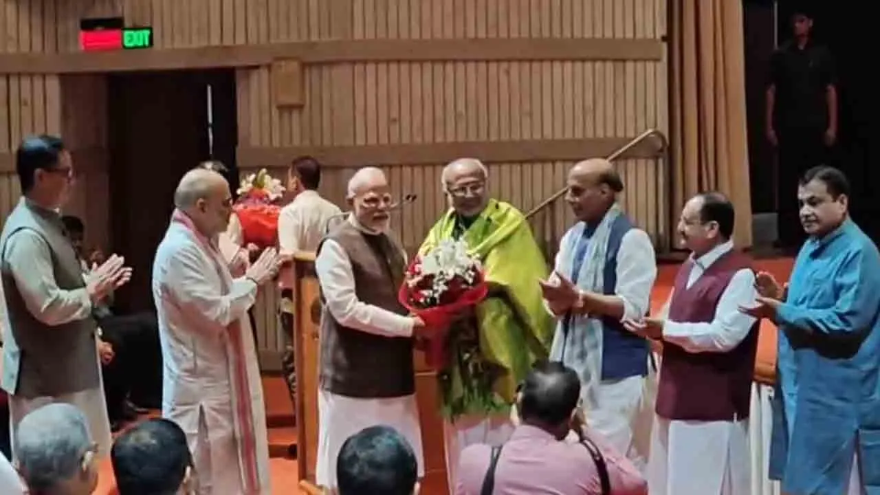  PM Narendra modi at NDA Meeting 