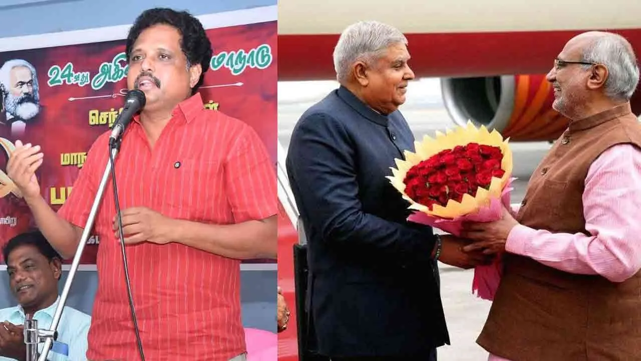  “ராஜினாமா செய்த தன்கரை எங்கே அனுப்பி வைத்தீர்கள்?” - சு. வெங்கடேசன் எம்.பி. கேள்வி!