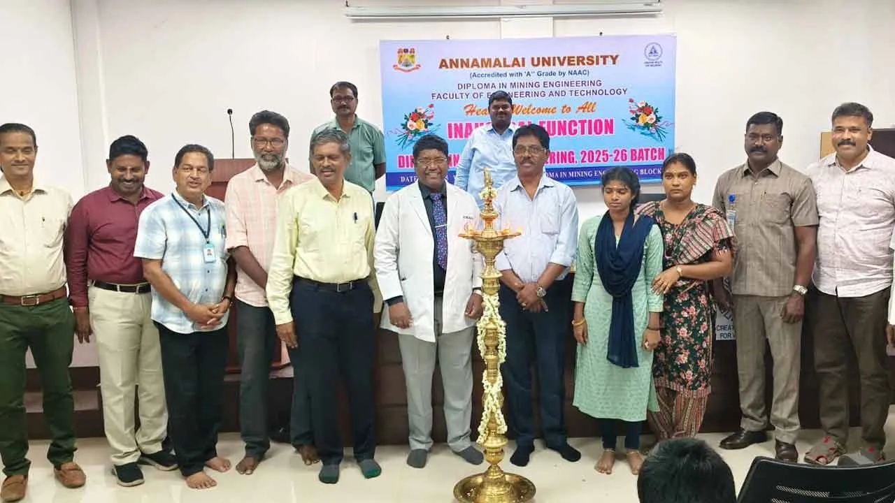  அண்ணாமலைப் பல்கலைக்கழக சுரங்கவியல் மாணவர்களுக்கு வகுப்புகள் தொடக்கம்!
