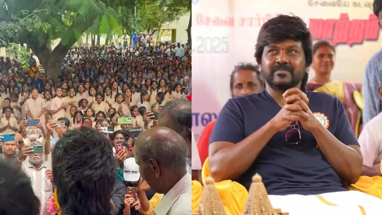  பள்ளி கட்டிட திறப்பு விழா; ஏமாற்றமடைந்த ராகவா லாரன்ஸ்