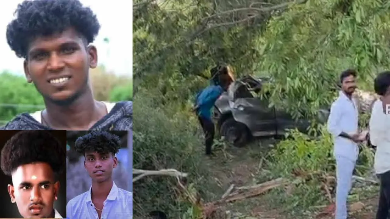  Three youths lose their live in an accident while speeding in a car to drink tea Photograph: (police) 