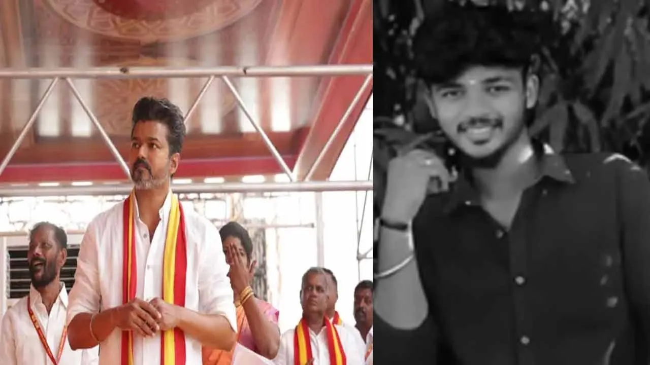  Student passed away of electrocution at TVK madurai conference 