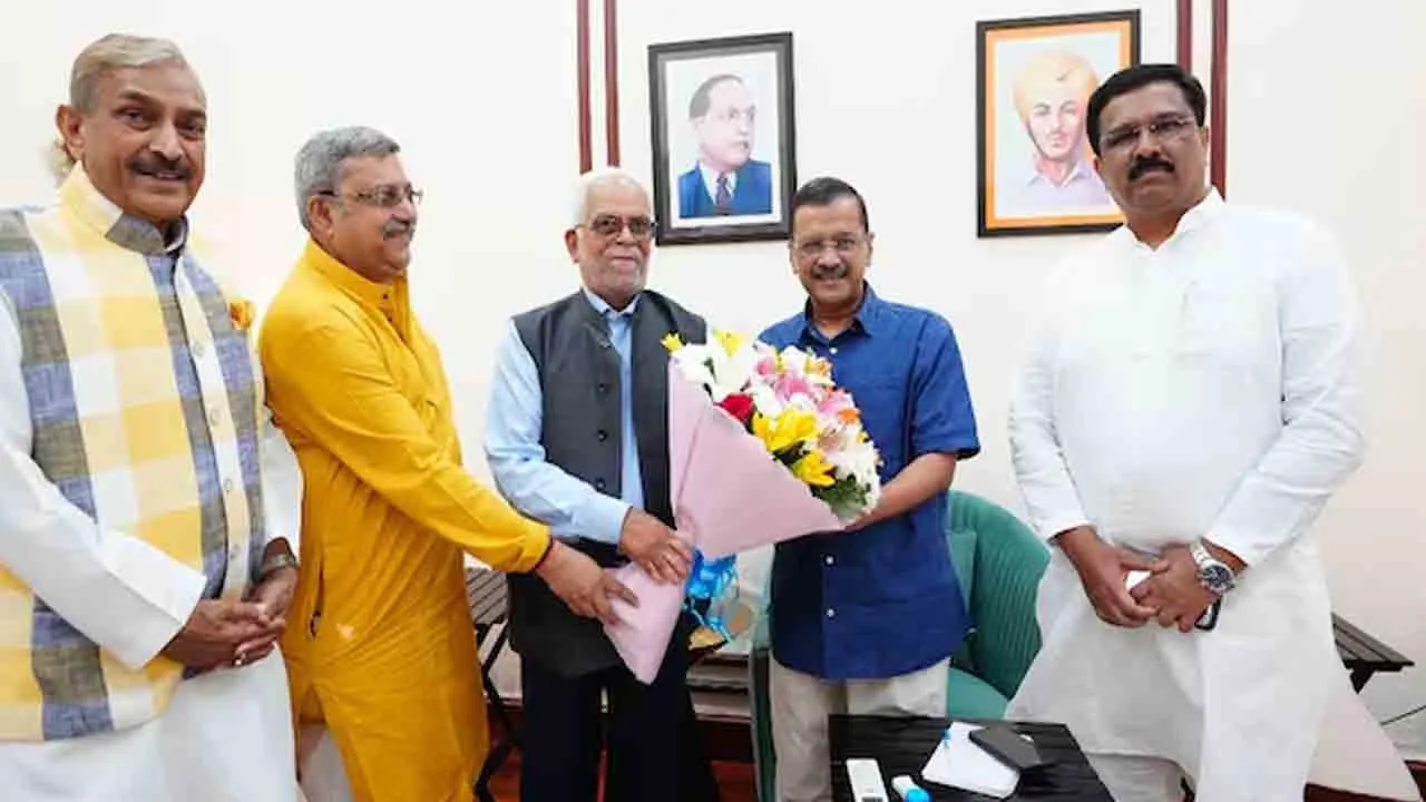  Arvind Kejriwal supports the decision of the india bloc vice president candidate 