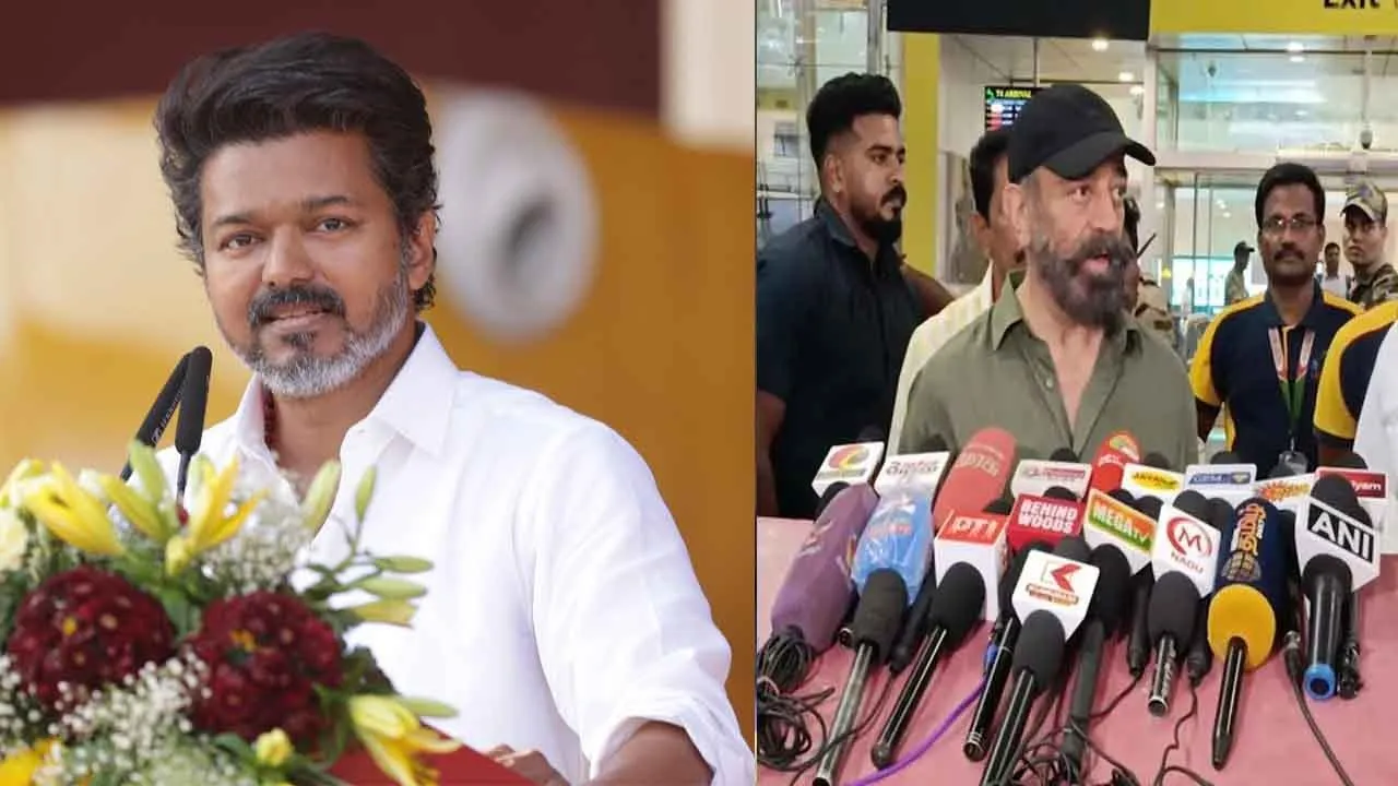  “அட்ரஸ் இல்லாத லெட்டருக்கு நான் பதில் போடலாமா?” - விஜய்யின் விமர்சனத்திற்கு கமல்ஹாசன் பதில்