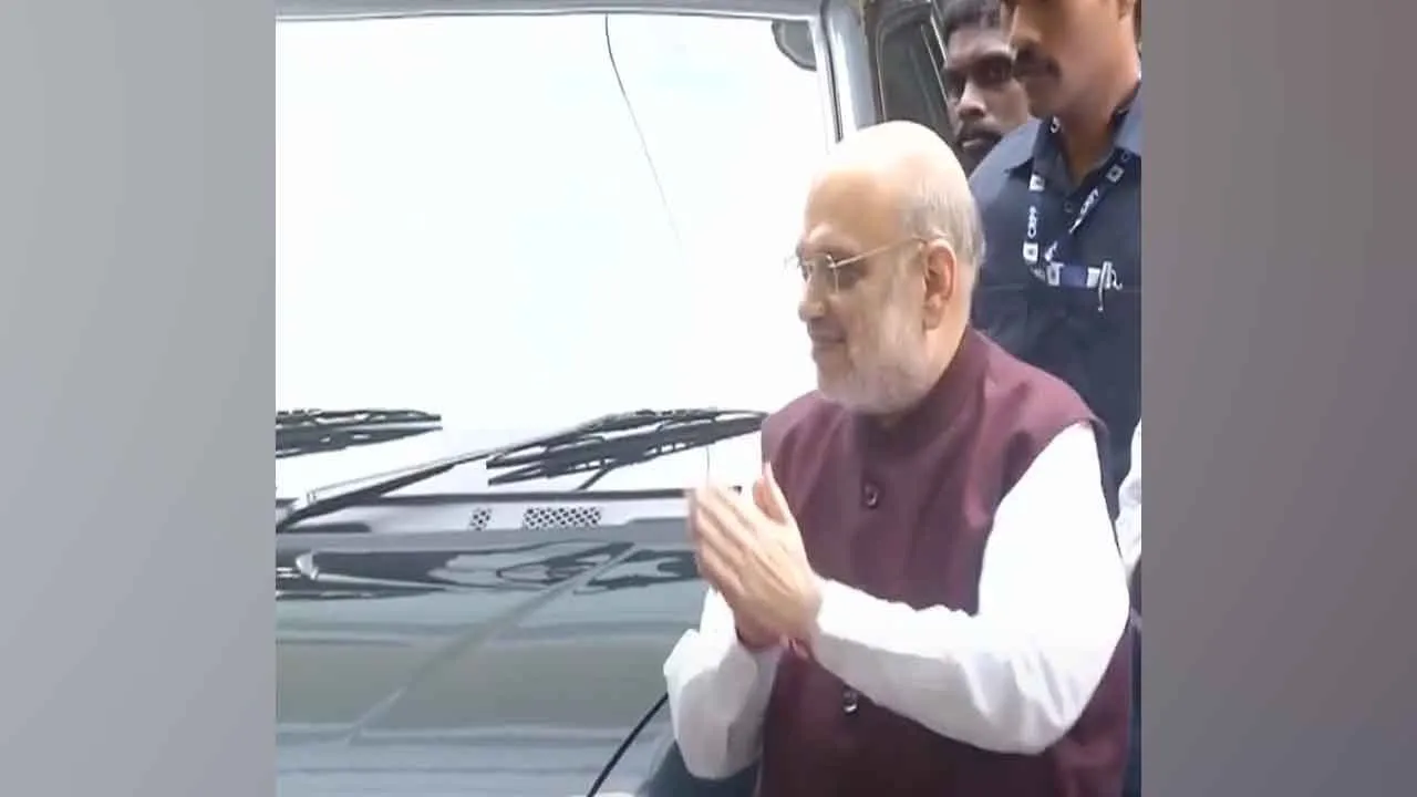  திருநெல்வேலி வந்தடைந்தார் மத்திய அமைச்சர் அமித்ஷா!