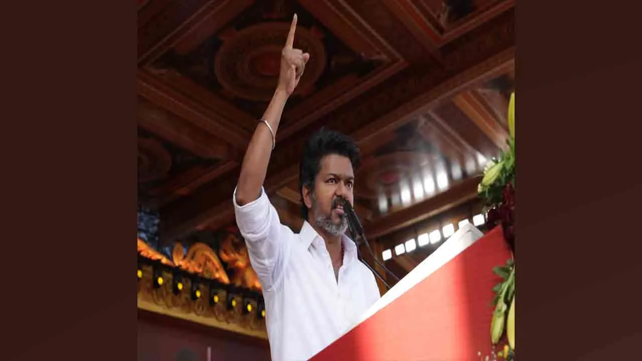  “தூய அரசியல் அதிகார இலக்கை வெல்வோம்” - த.வெ.க. தலைவர் விஜய்!