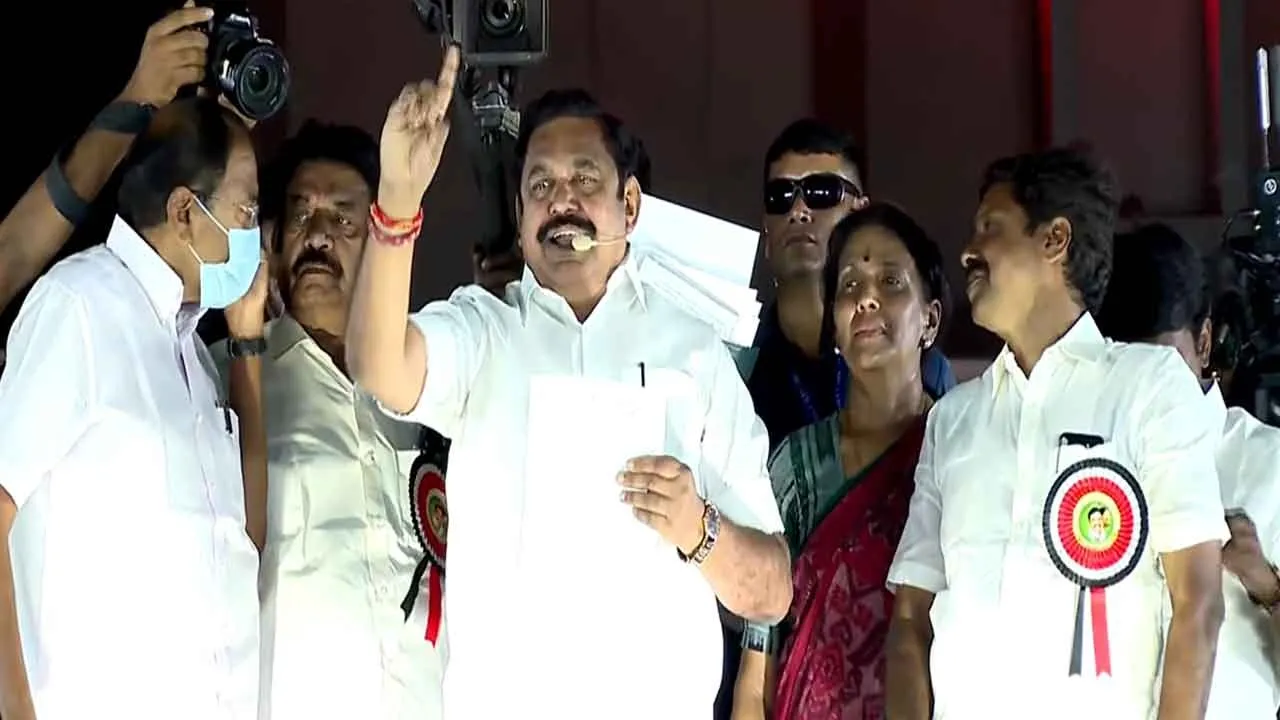  “மக்கள் நிம்மதியாக சிகிச்சை பெற முடியவில்லை” - திருச்சியில்  இ.பி.எஸ். பேச்சு!