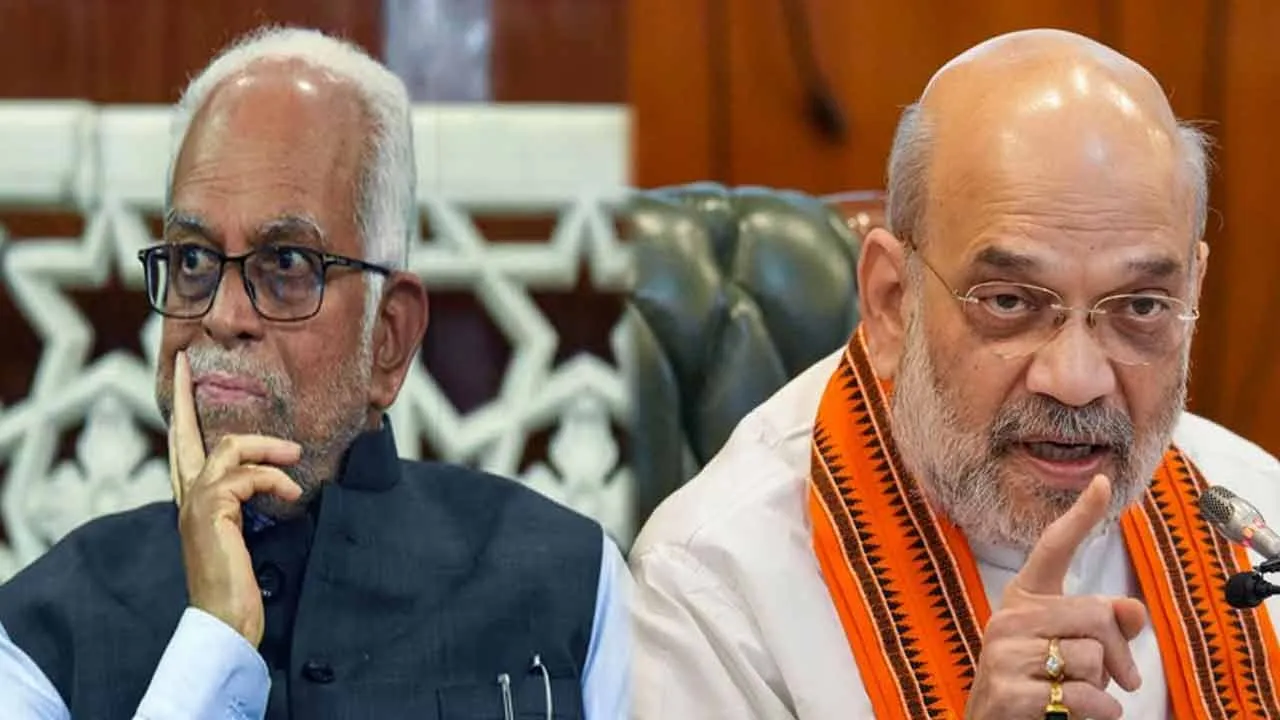  Former judges oppose Amit Shah for Controversy over calling Sudarshan Reddy a Naxal supporter 