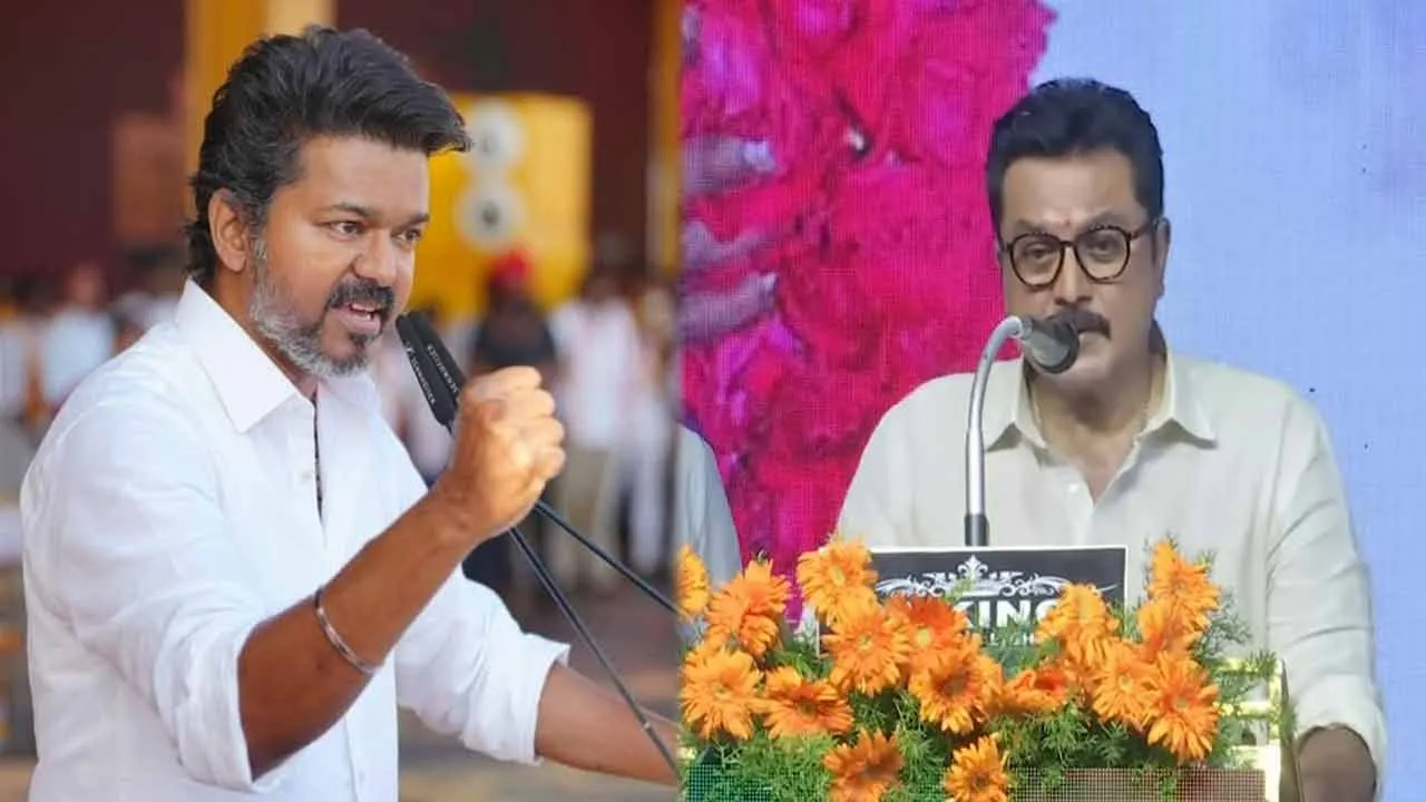  Sarathkumar harshly criticized Vijay Would you have said 'Miss Jayalalithaa' when you were standing on the street? 