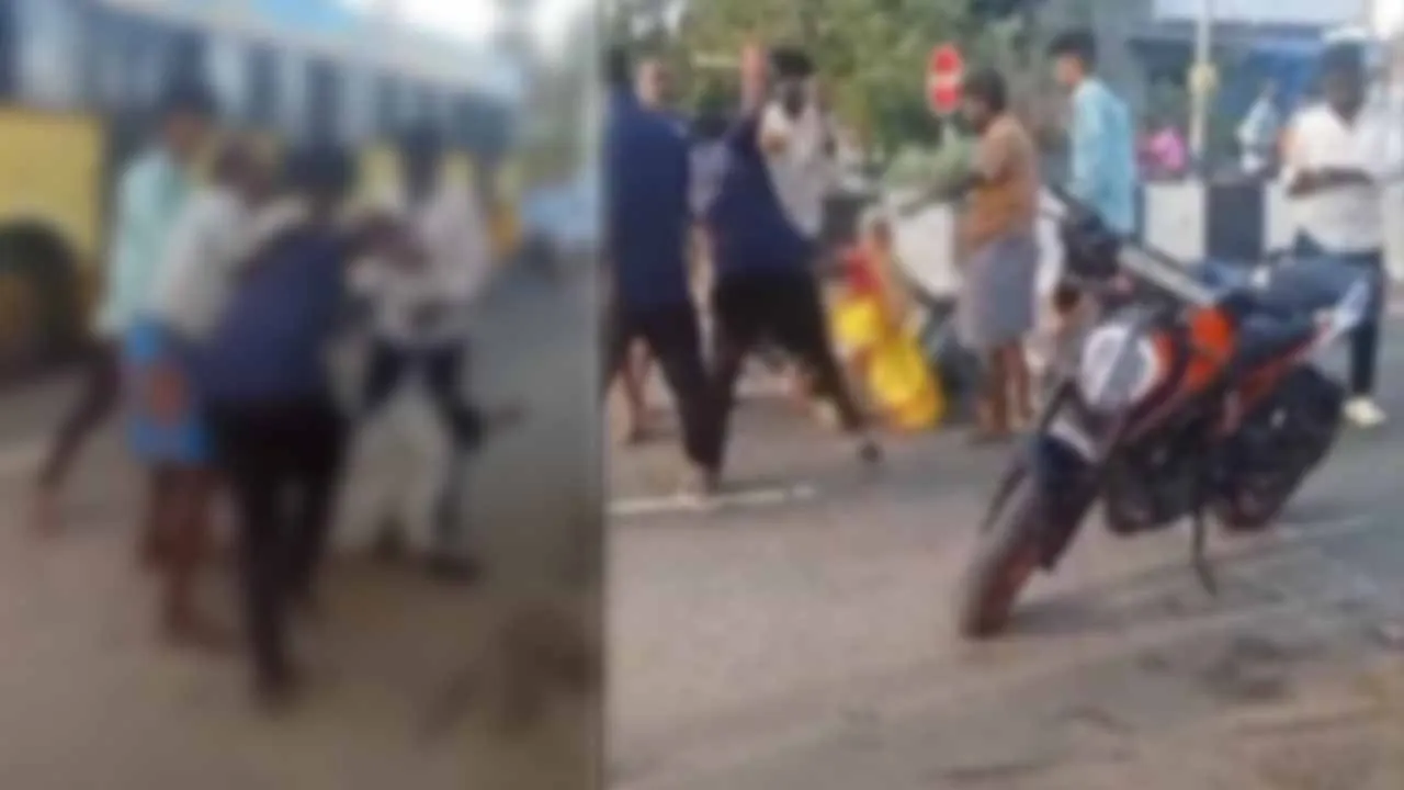  'Who will buy liquor first at TASMAC?' - A clash broke out during a competition; Mother was brutally attacked in front of her Photograph: (KARUR) 