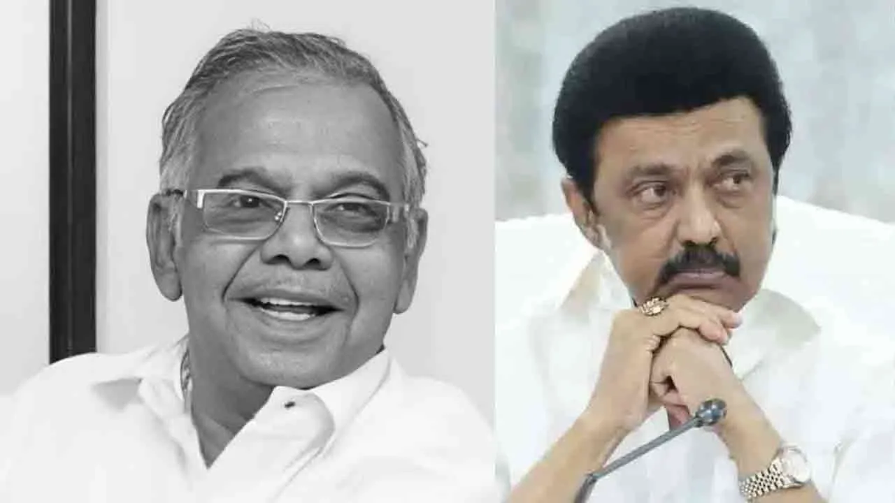  குளித்தலை சிவராமன் மறைவு; முதல்வர் மு.க. ஸ்டாலின் இரங்கல்!