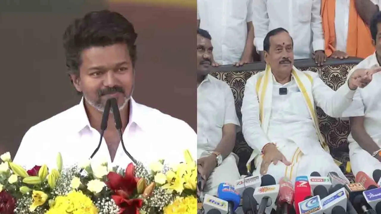  H. Raja says Vijay's claim that DMK and BJP are an indirect alliance is pure nonsense 