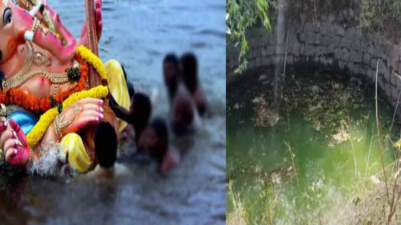  A man's body floating in well- Shock at the place where the Ganesha idol was melted Photograph: (salem) 
