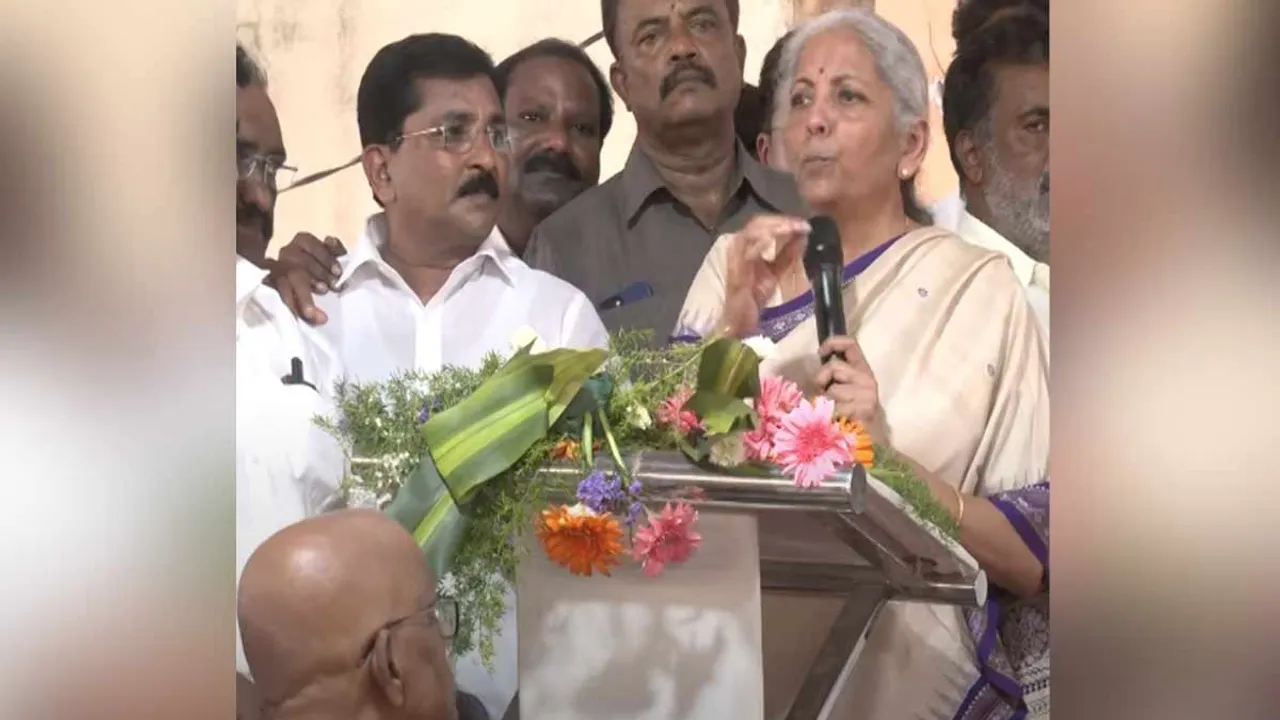  'I humbly request you to lead this coalition in unity' - Nirmala Sitharaman requests the coalition Photograph: (BJP) 