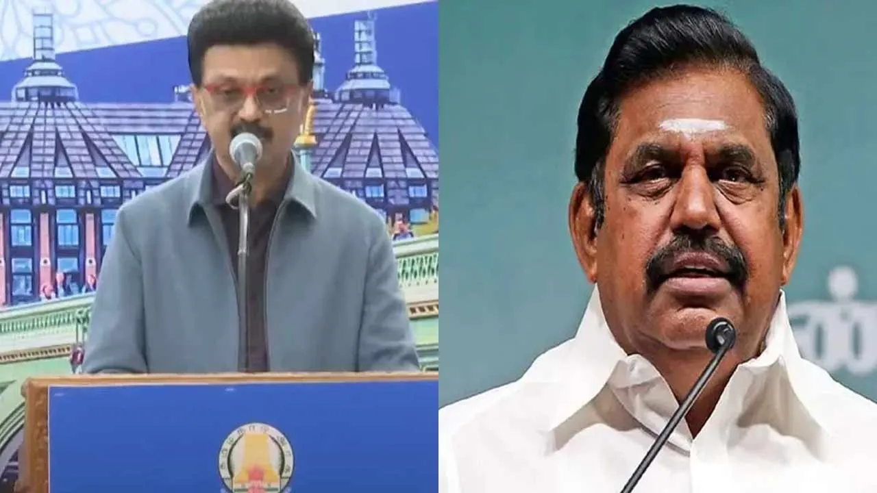  EPS criticized the Chief Minister mk stalin foreign trip 