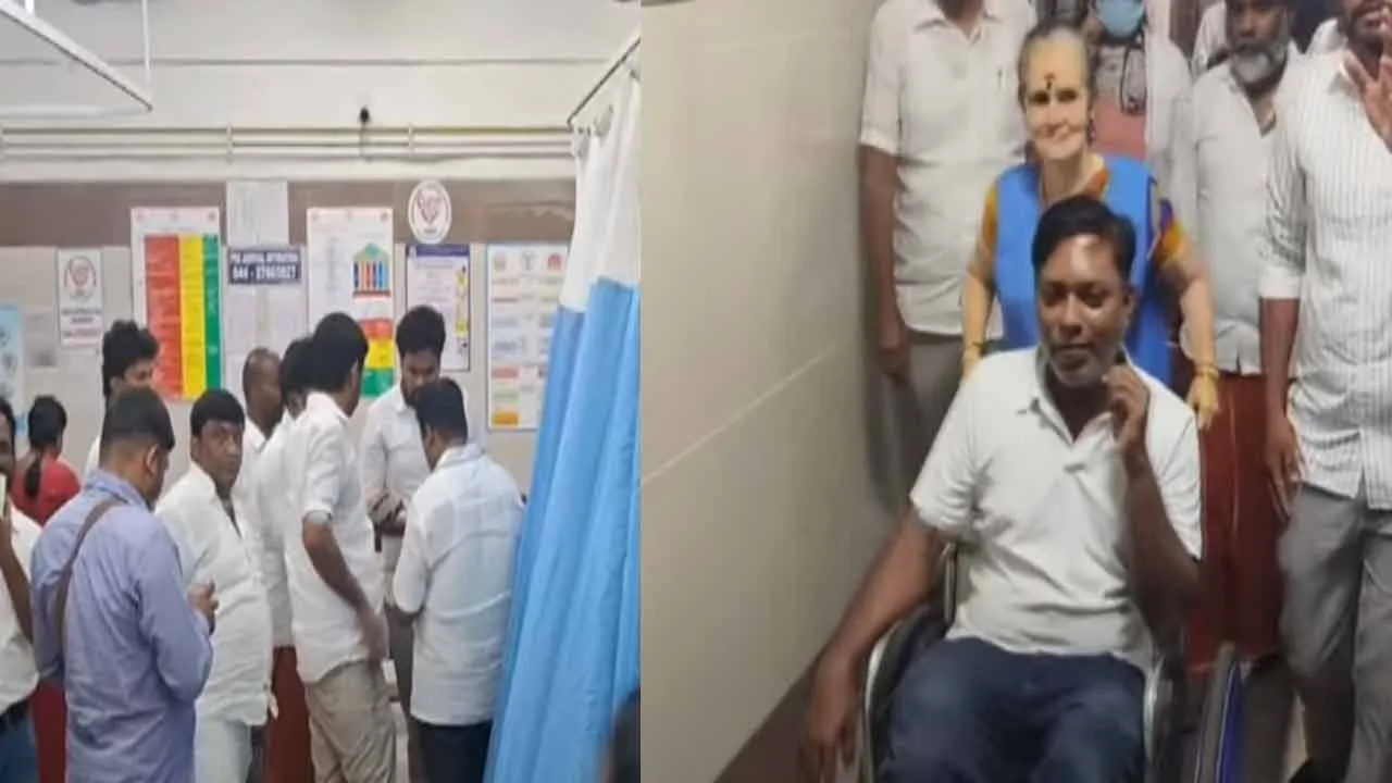  MP Sasikanth Senthil admitted to hospital as hunger strike continues Photograph: (mp) 