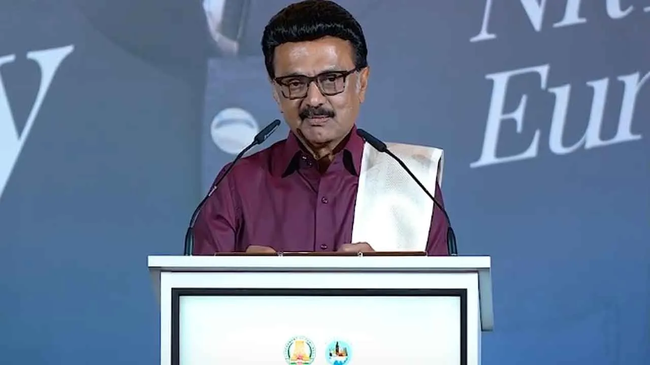  'The Tamil nation and the Tamil language should be the ones that grow and live' - Chief Minister's speech in Germany Photograph: (mkstalin) 