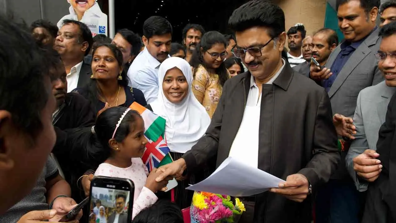  “உள்ளம் மகிழ்ந்தேன்..” - இங்கிலாந்தில் முதல்வர் ஸ்டாலினுக்கு உற்சாக வரவேற்பு