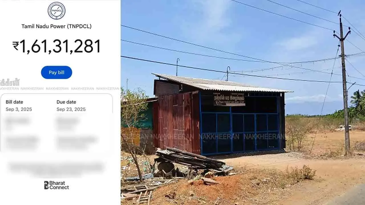  1.61 crore electricity bill. EP who hit the poor mother on the head with a thunderbolt. Photograph: (ep) 
