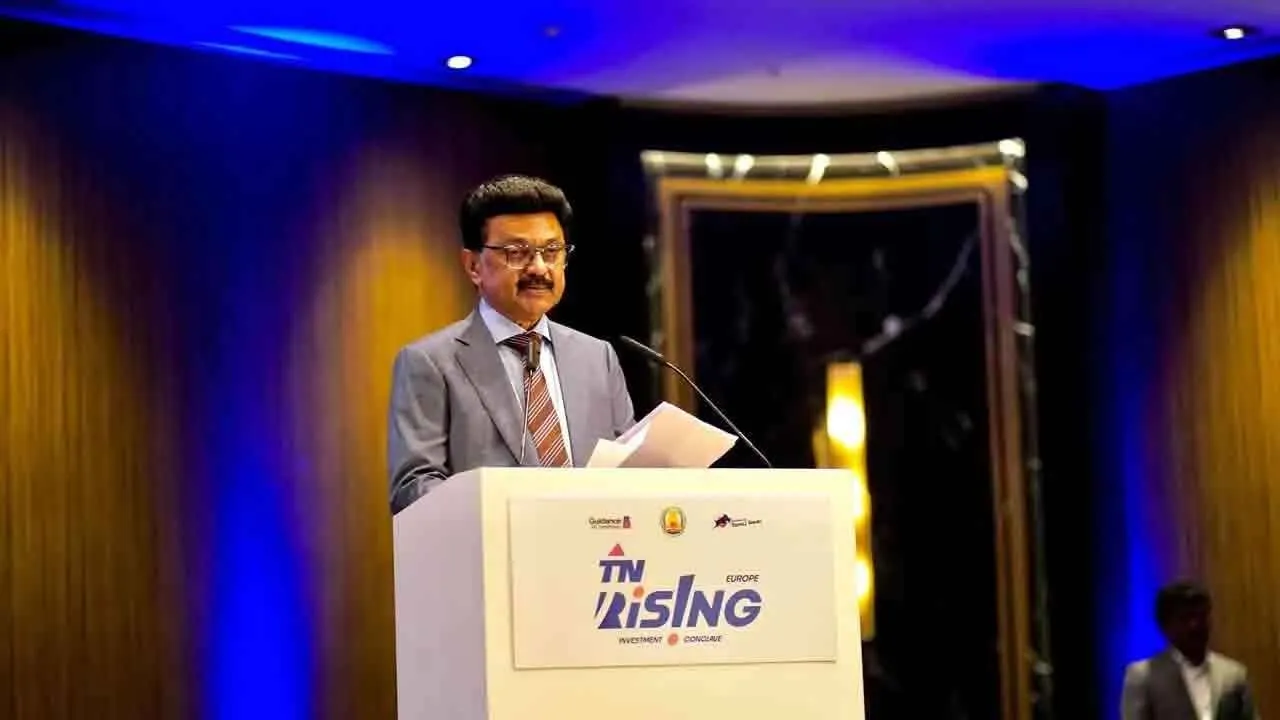  "பெரியாரின் பேரன் என்ற கம்பீரத்தோட நிக்குறேன்" - இலண்டனில் மு.க.ஸ்டாலின் பெருமிதம்!