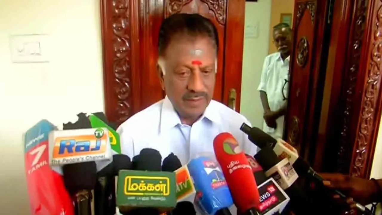  “கட்சியின் மூத்த முன்னோடி செங்கோட்டையன்” - ப.பன்னீர்செல்வம்