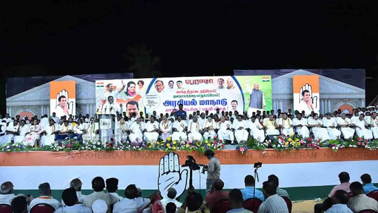  நெல்லையை உசுப் பேற்றிய வாக்குத் திருட்டு எதிர்ப்பு மாநாடு; பெரும் பாய்ச்சலில் காங்கிரஸ்!