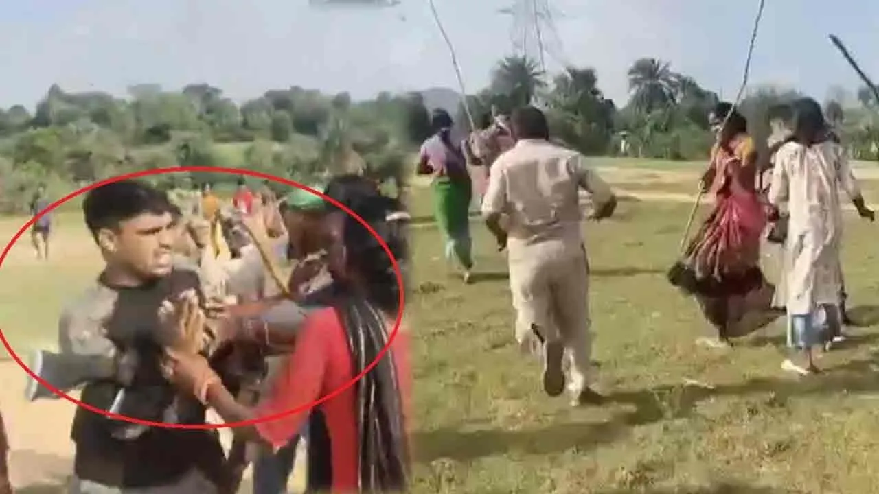  சட்டவிரோத மதுவிற்பனை; ரெய்டுக்கு வந்த போலீஸ் - விரட்டிவிரட்டித் தாக்கிய கிராம மக்கள்!