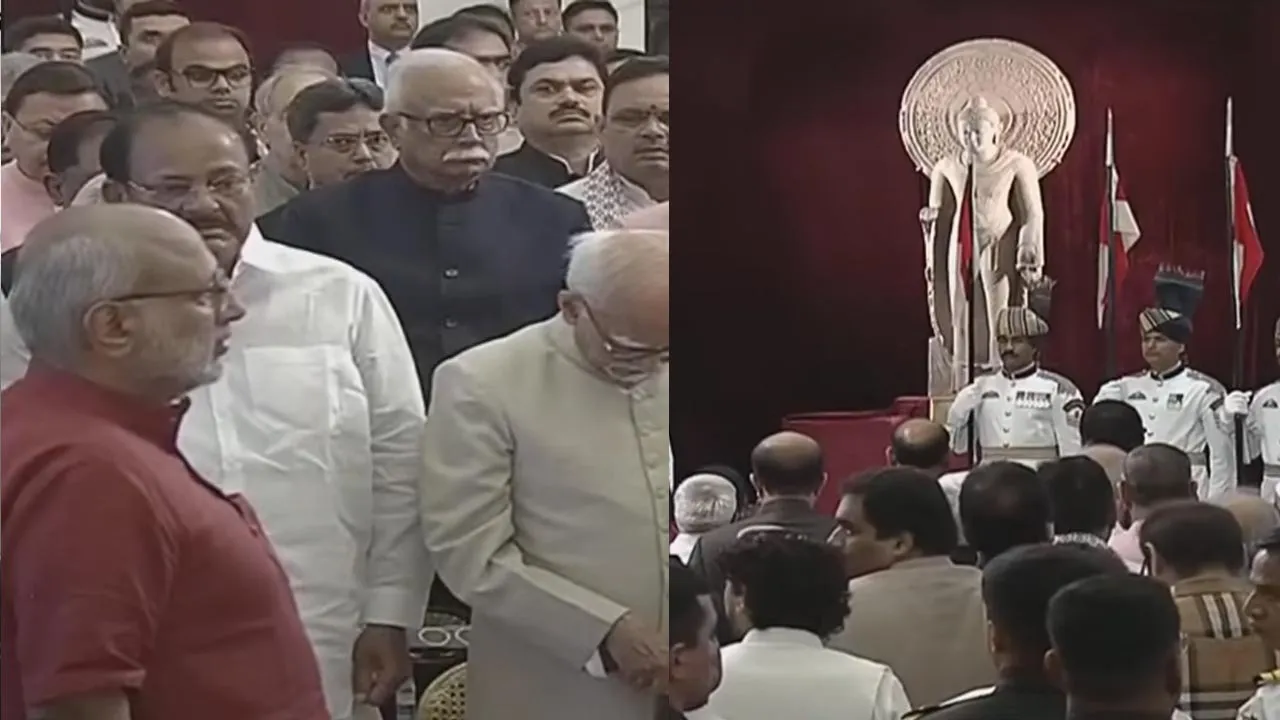  C.P. Radhakrishnan sworn in as 15th Vice President Photograph: (bjp) 