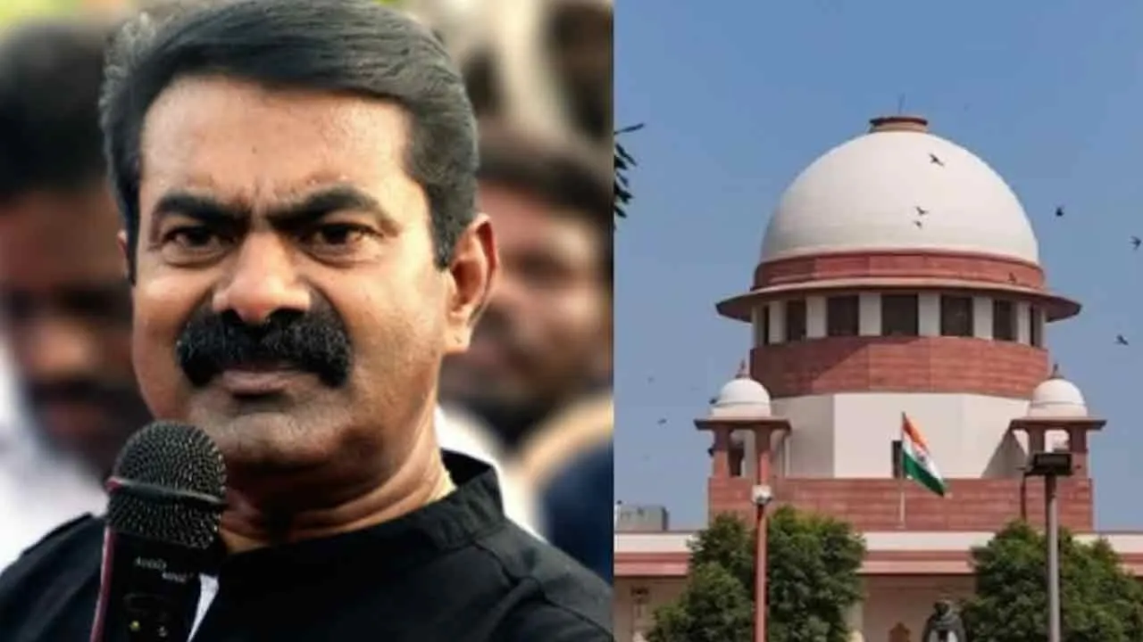  'Seeman must apologize' - Supreme Court orders Photograph: (seeman) 