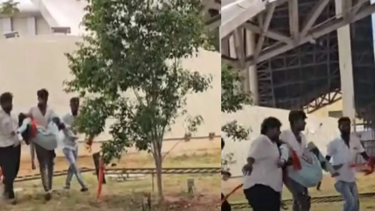  Vijay tour; 5 women faint in crowd Photograph: (tvk) 