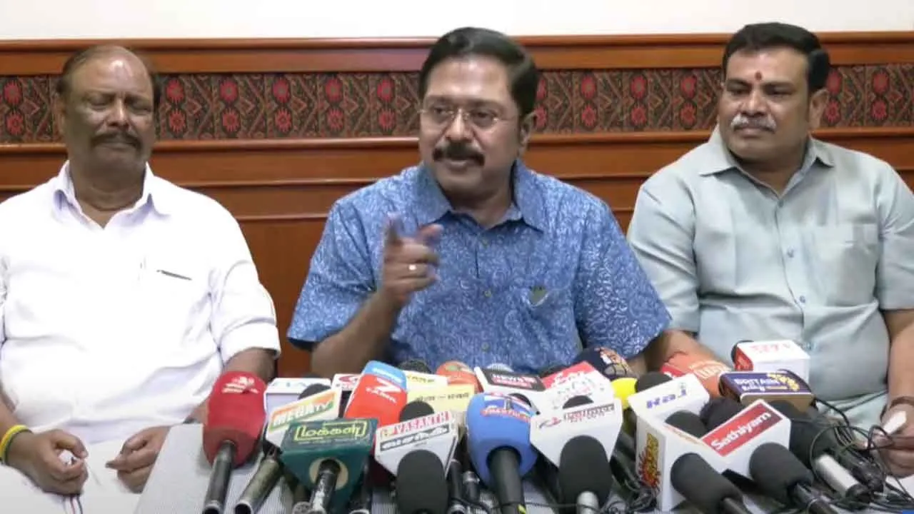  'EPS said they wouldn't sign if I said CM' - T.T.V. Dinakaran speaks about Koovathur Photograph: (ttv) 