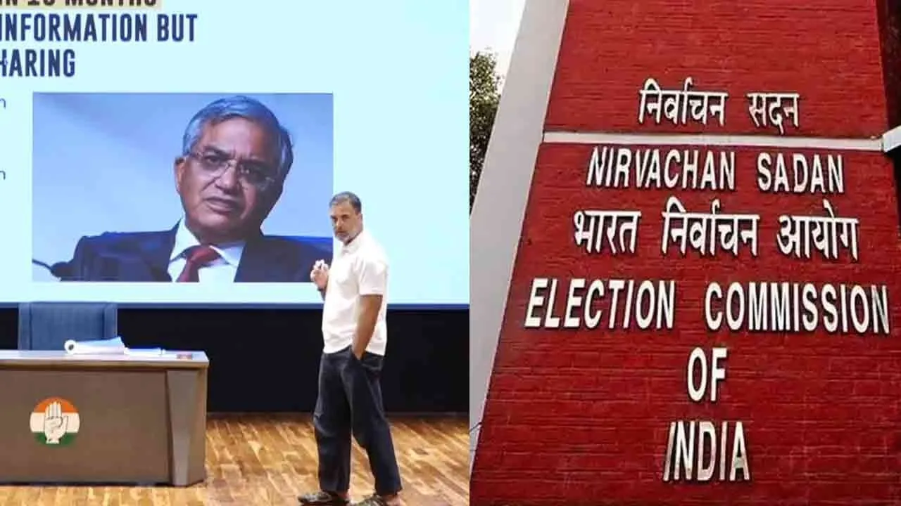 “ராகுல் காந்தியின் குற்றச்சாட்டுகள் அடிப்படை ஆதாரமற்றவை” - தேர்தல் ஆணையம் விளக்கம்!
