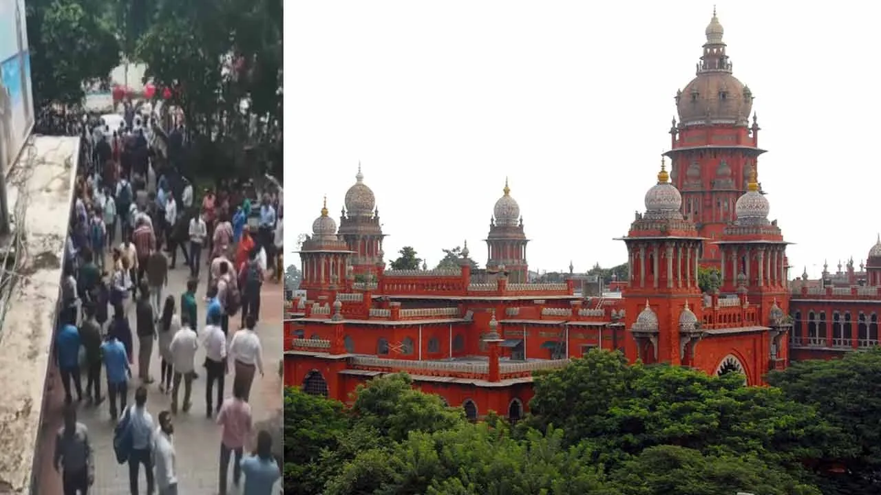  Bomb threat to the High Court Photograph: (chennai) 
