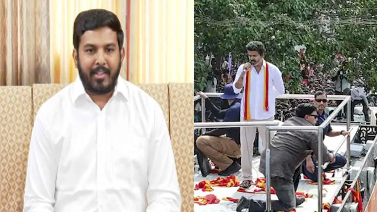  'Tvk is not suitable for Tamil Nadu politics' - Alur Shahnawaz interview Photograph: (tvk) 