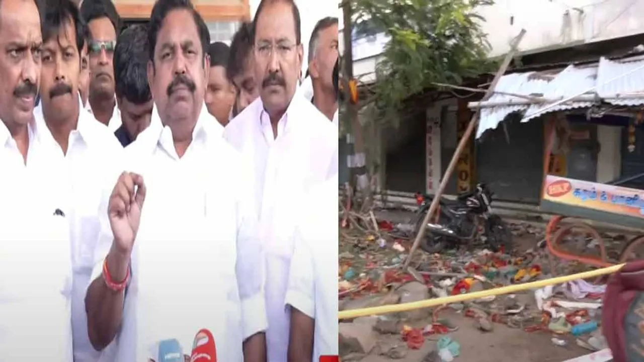  Karur tragedy; Edappadi Palaniswami pays tribute in person Photograph: (admk) 