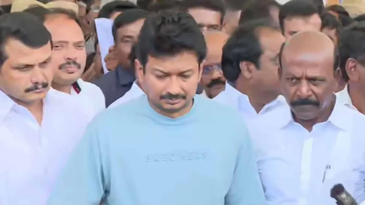  'Such an incident should never have happened' - Deputy Chief Minister Udhayanidhi interview Photograph: (dmk) 