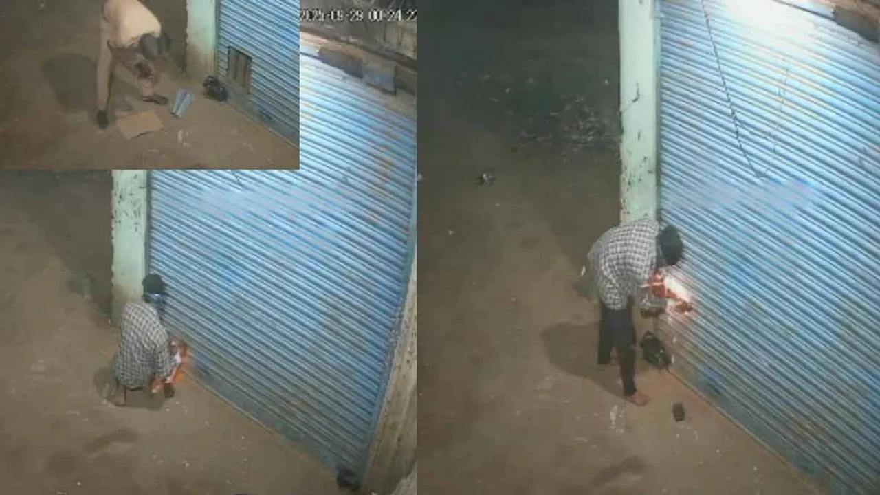  TASMAC theft- Police catch him red-handed Photograph: (tasmac) 
