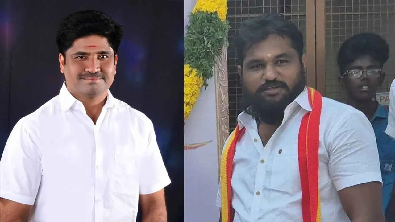  Karur incident - Two Tvk executives arrested Photograph: (tvk) 