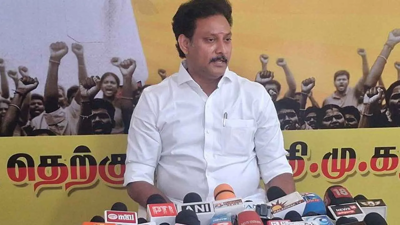  'It's very difficult for some people to speak badly about what went wrong' - Minister Anbil Mahesh laments the falsehood Photograph: (anbil makesh) 