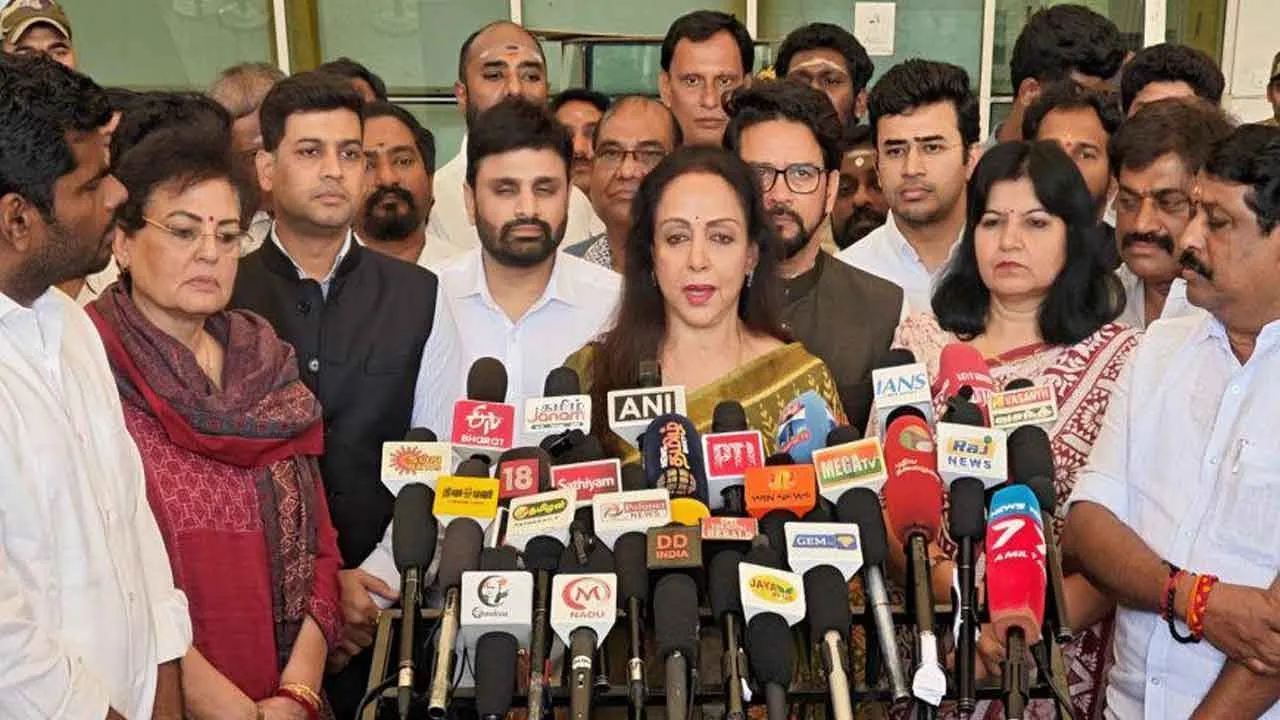  Hema Malini MP says Strict action will be taken against those responsible for Karur tragedy 