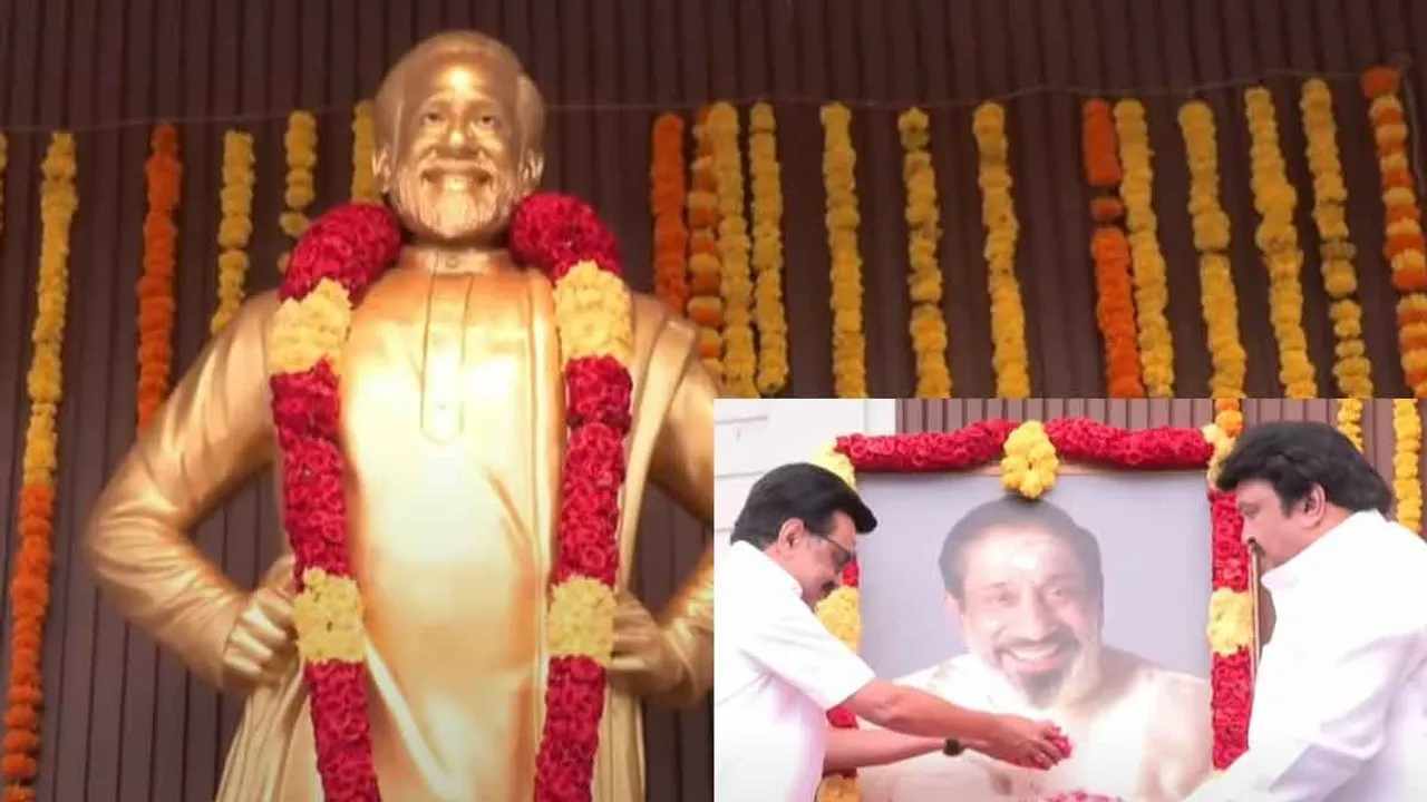  Shivaji's 98th birthday - Chief Minister pays tribute Photograph: (mkstalin) 