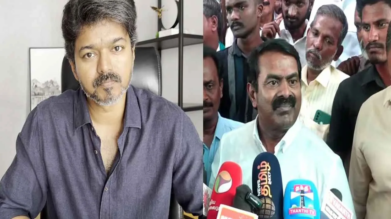  Seeman criticizes Vijay at karur stampede incident 