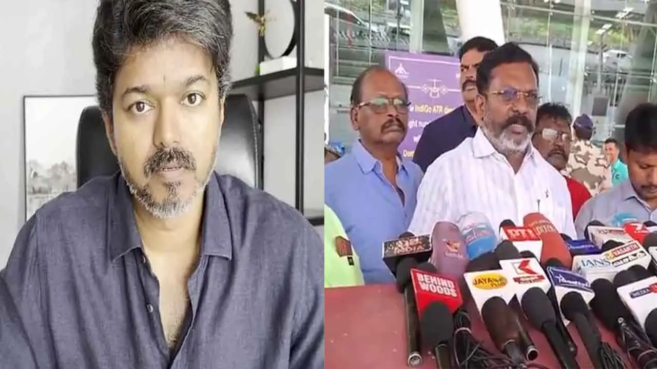  Thirumavalavan MP warns Vijay is a tool of the BJP 
